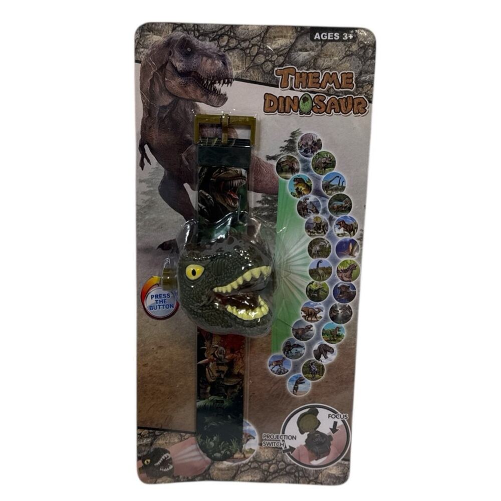 Dinosaur Projector Watch Flashlight Toy 24 Images Kids Educational Gift NWT
